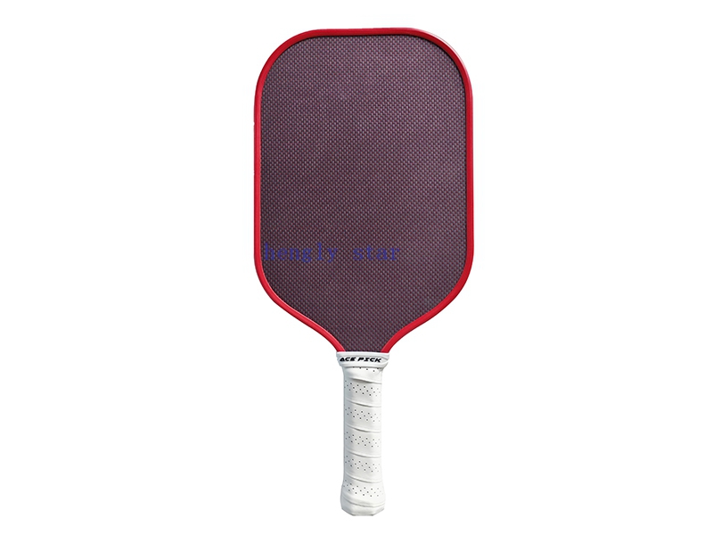 Hot Pressed Hybrid Titanium hybrid red Pickleball Paddle