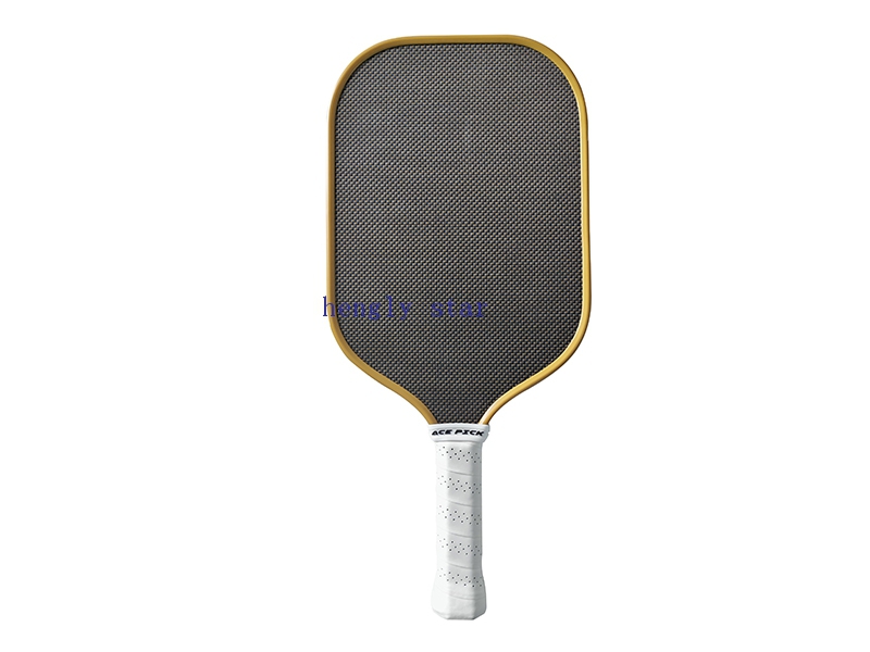 Hot Pressed Hybrid Golden titanium Pickleball Paddle